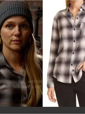 Rails plaid flannel ASO Hailey on Chicago PD